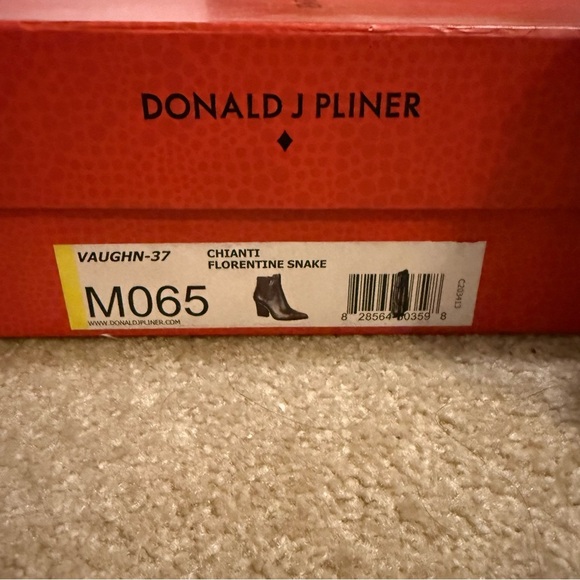 Donald J. Pliner Burgundy Ankle Boots - Picture 8 of 10